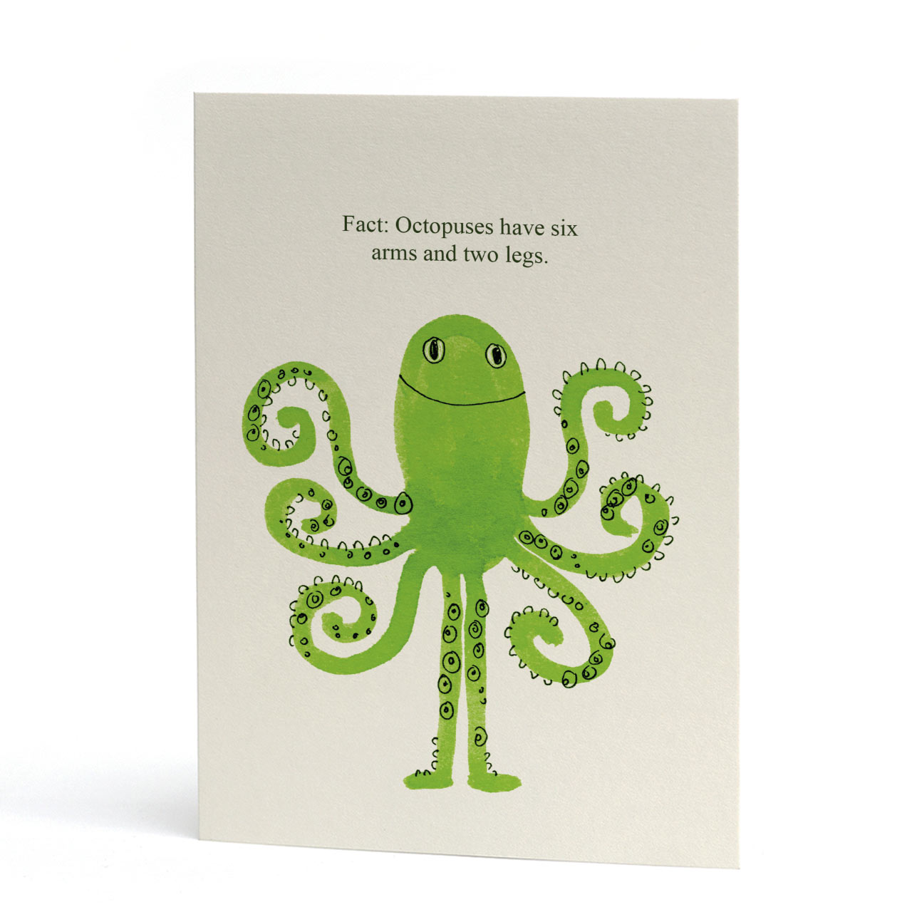 Octopuses Have Six Arms Card