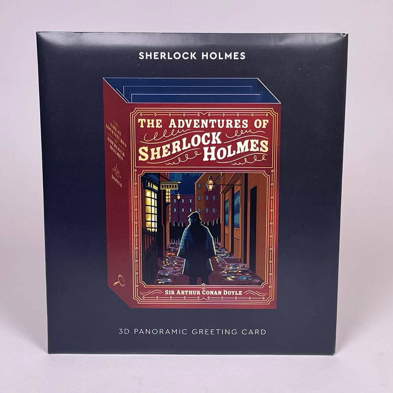 3D Sherlock Holmes Panoramic Greeting Card - SAMPLES SALE