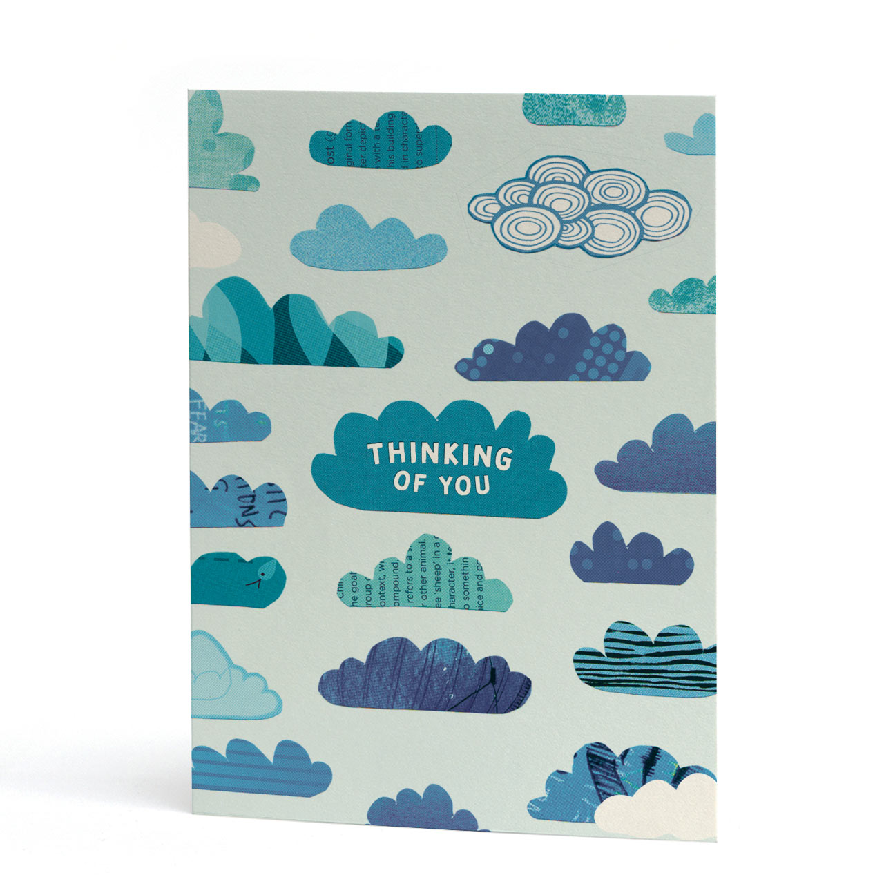 Thinking of You Clouds Card