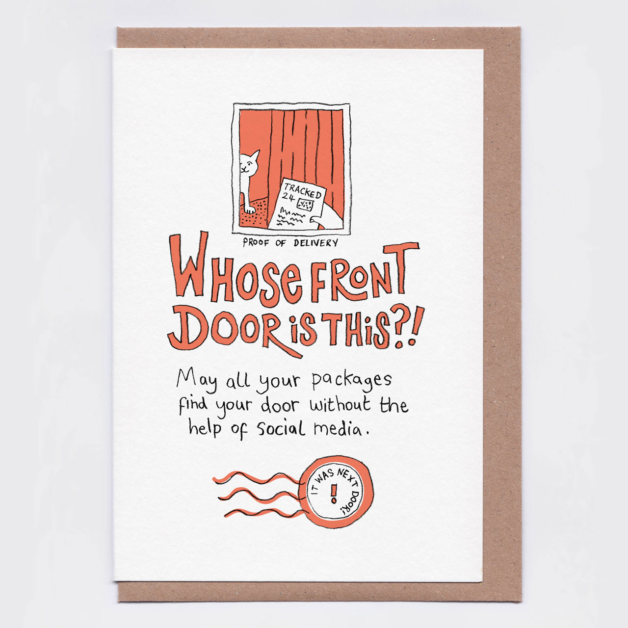 Whose Front Door Card