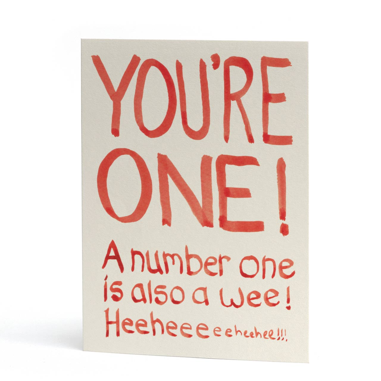 You're One Wee Wee Card