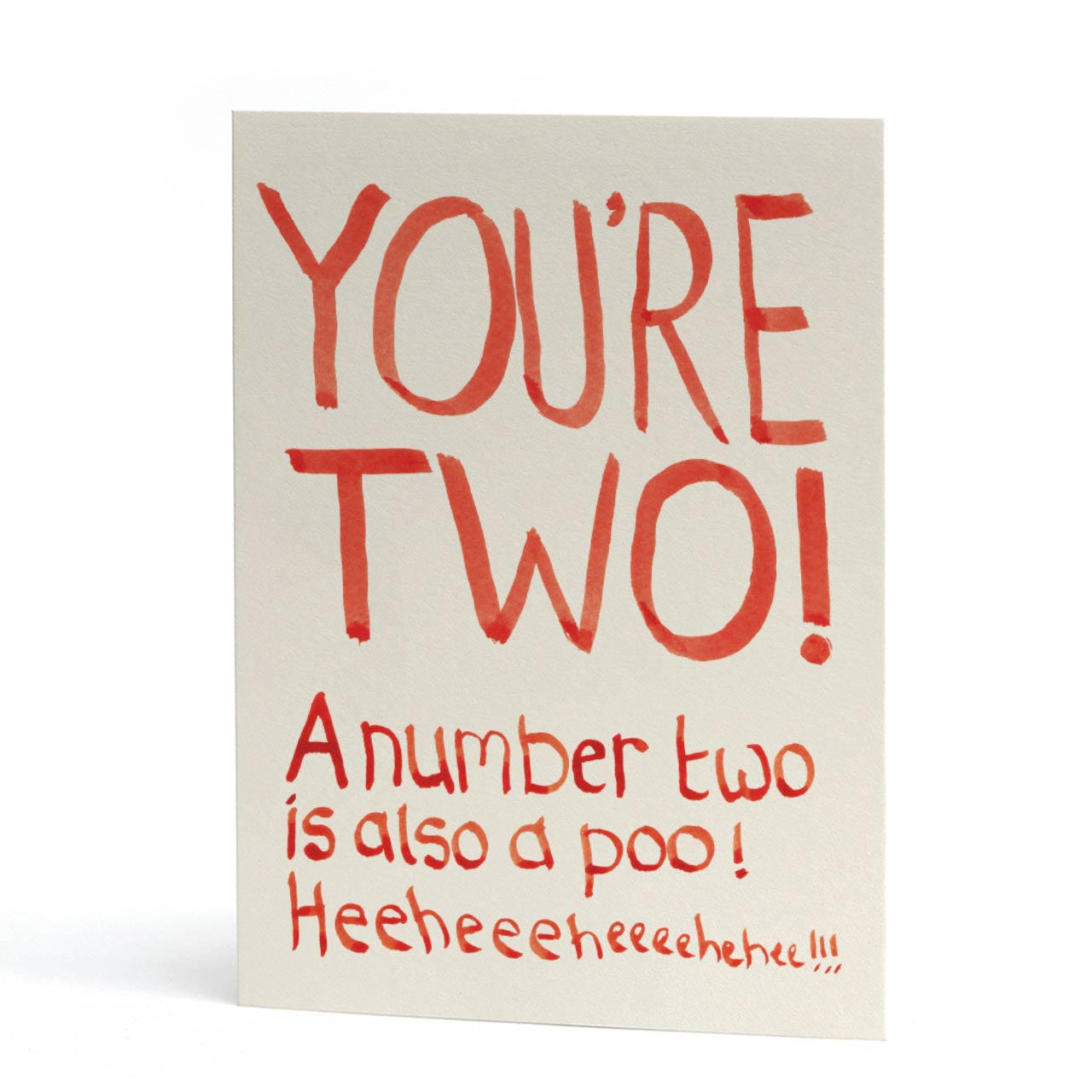 You're Two Also a Poo Card
