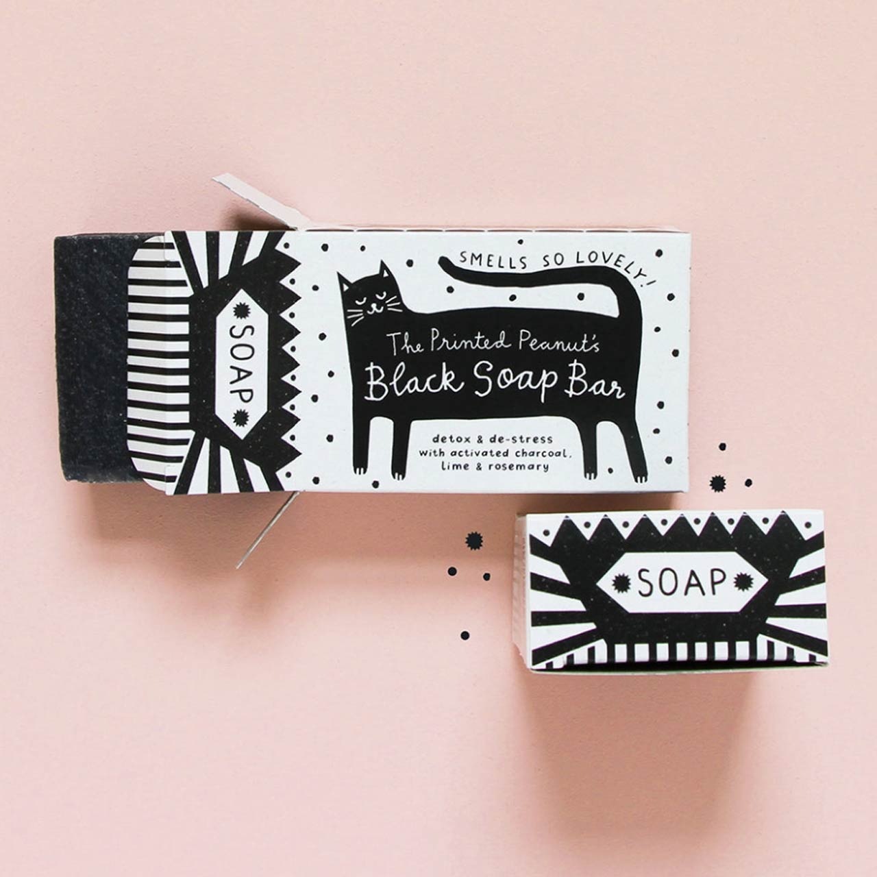 Black Cat Charcoal Handmade Soap Bar