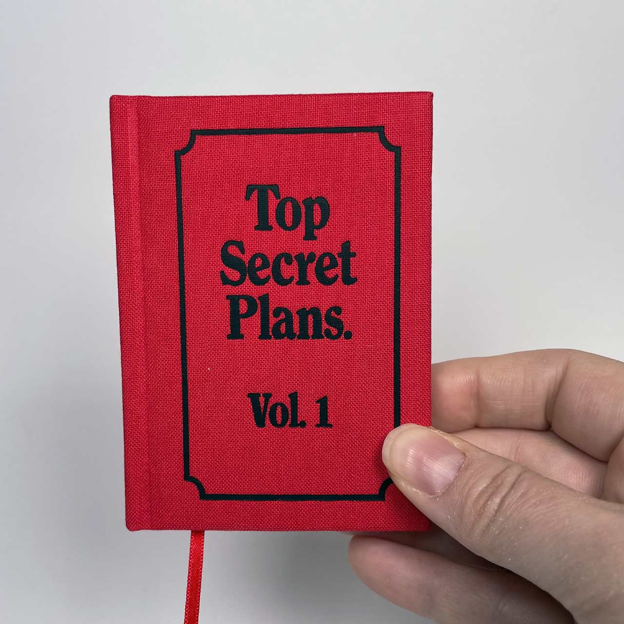 Top Secret Plans Mini A7 Lined Notebook - SAMPLES SALE