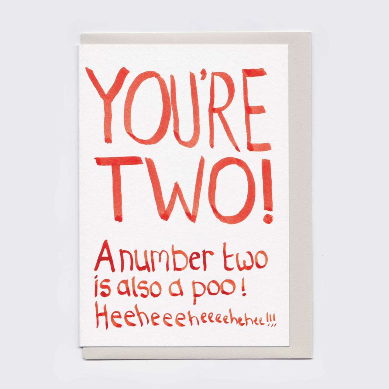 You're Two Also a Poo Card