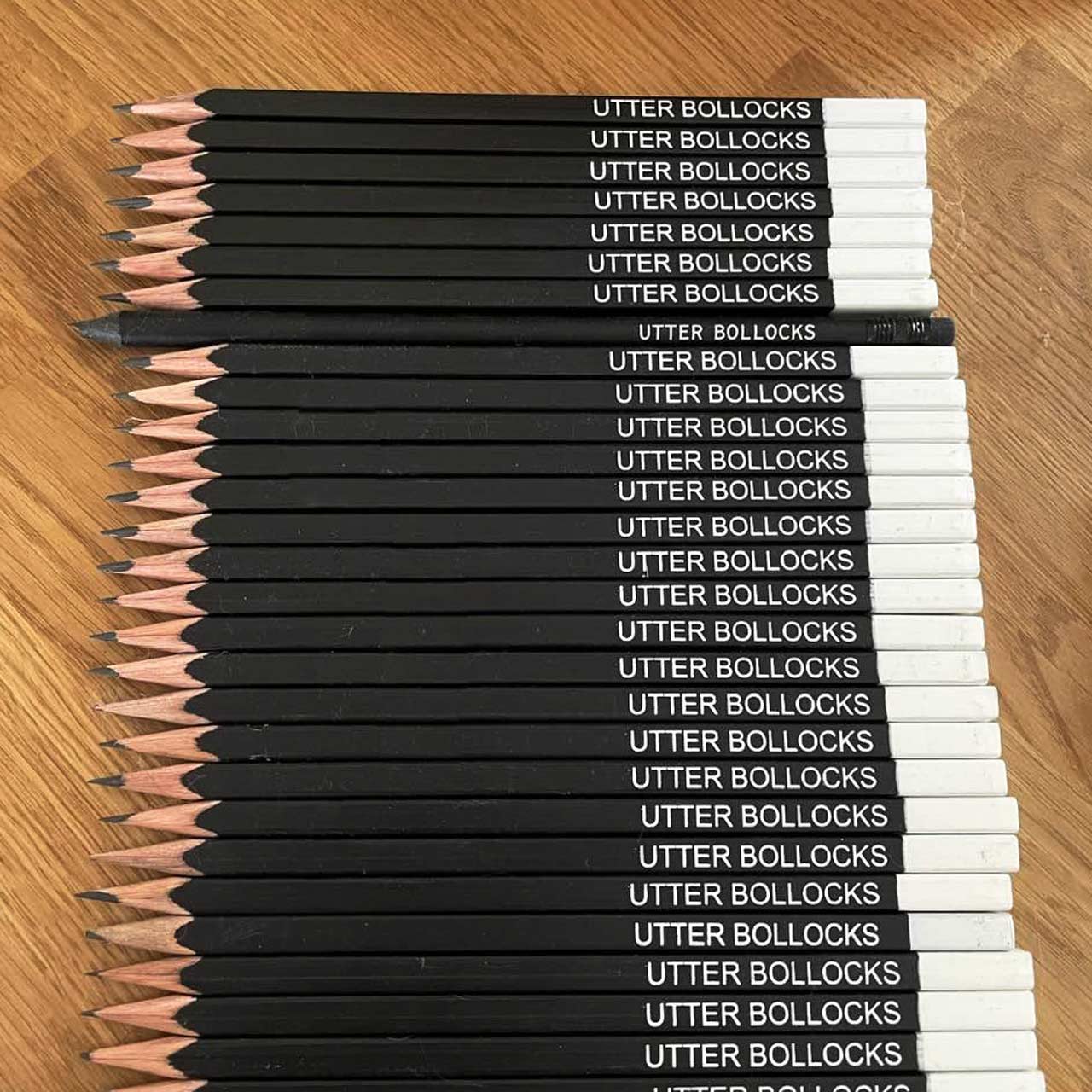 Single Sweary Pencils - Utter Bollocks SUPER SECONDS