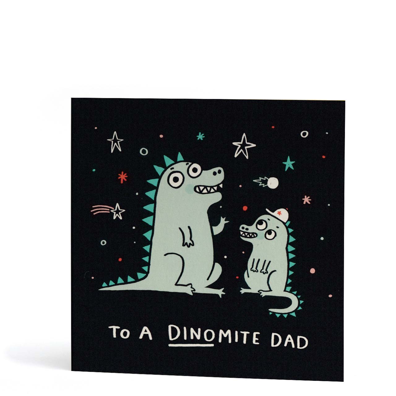 Dinomite Dad Greeting Card
