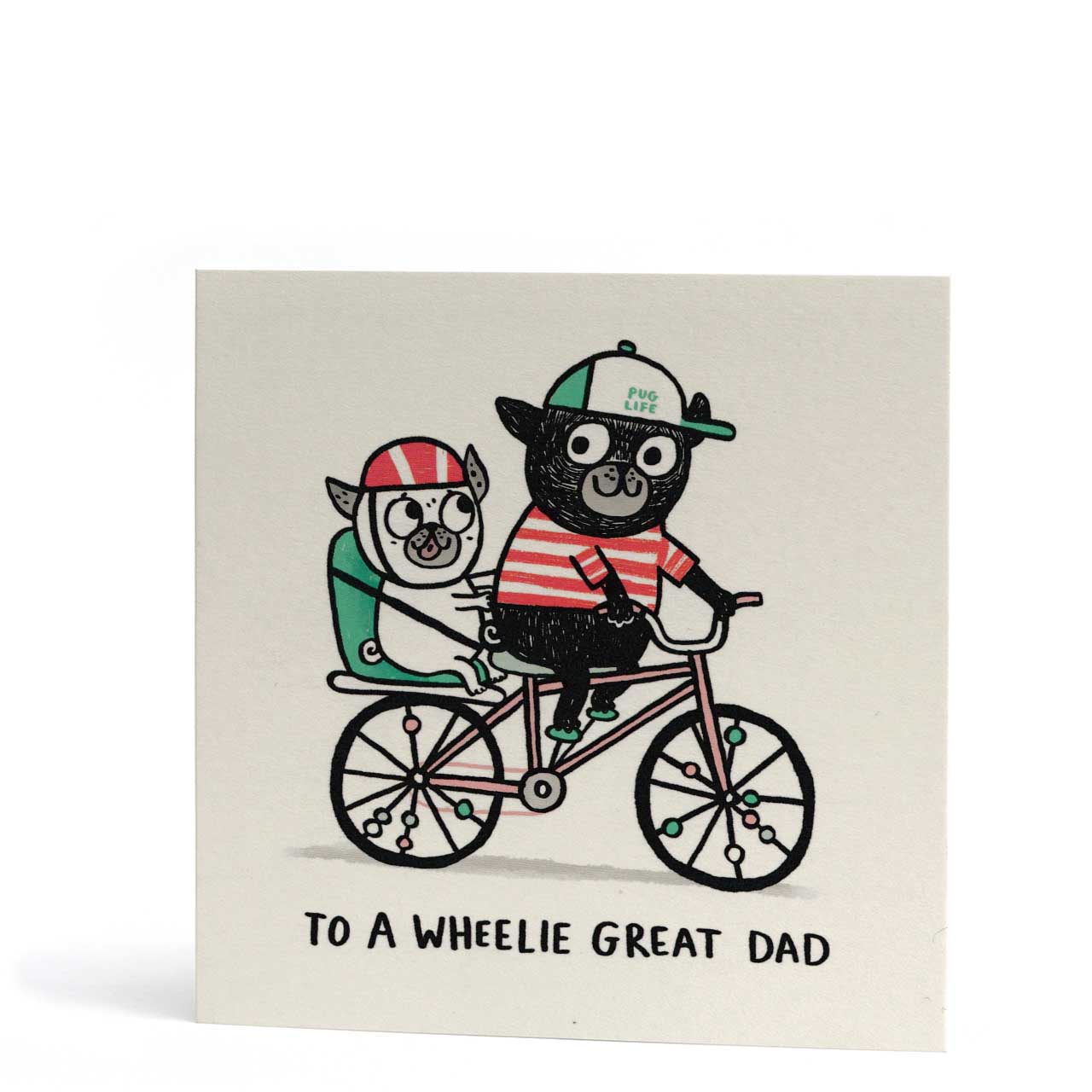 Wheelie Great Dad Greeting Card