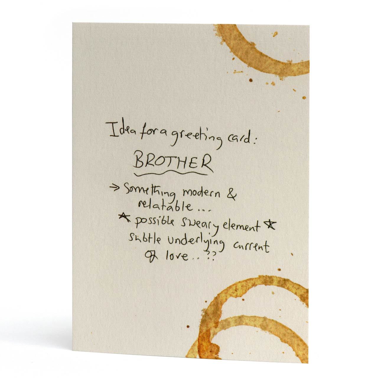 Brother Subtle Love Greeting Card