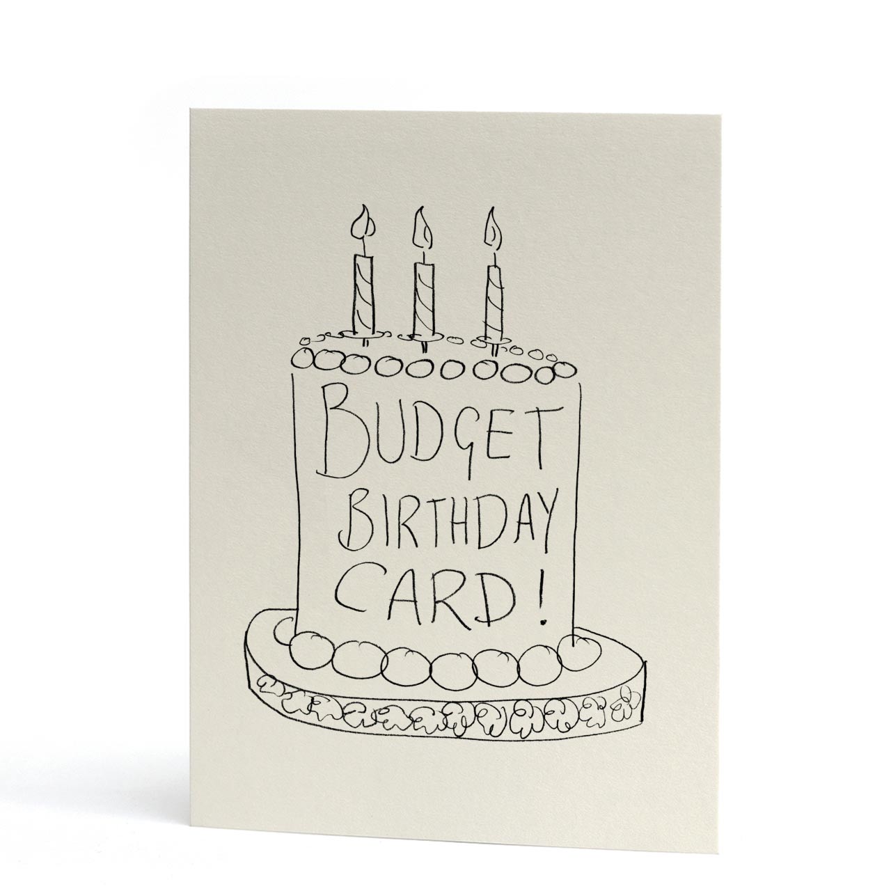 Budget Birthday Greeting Card