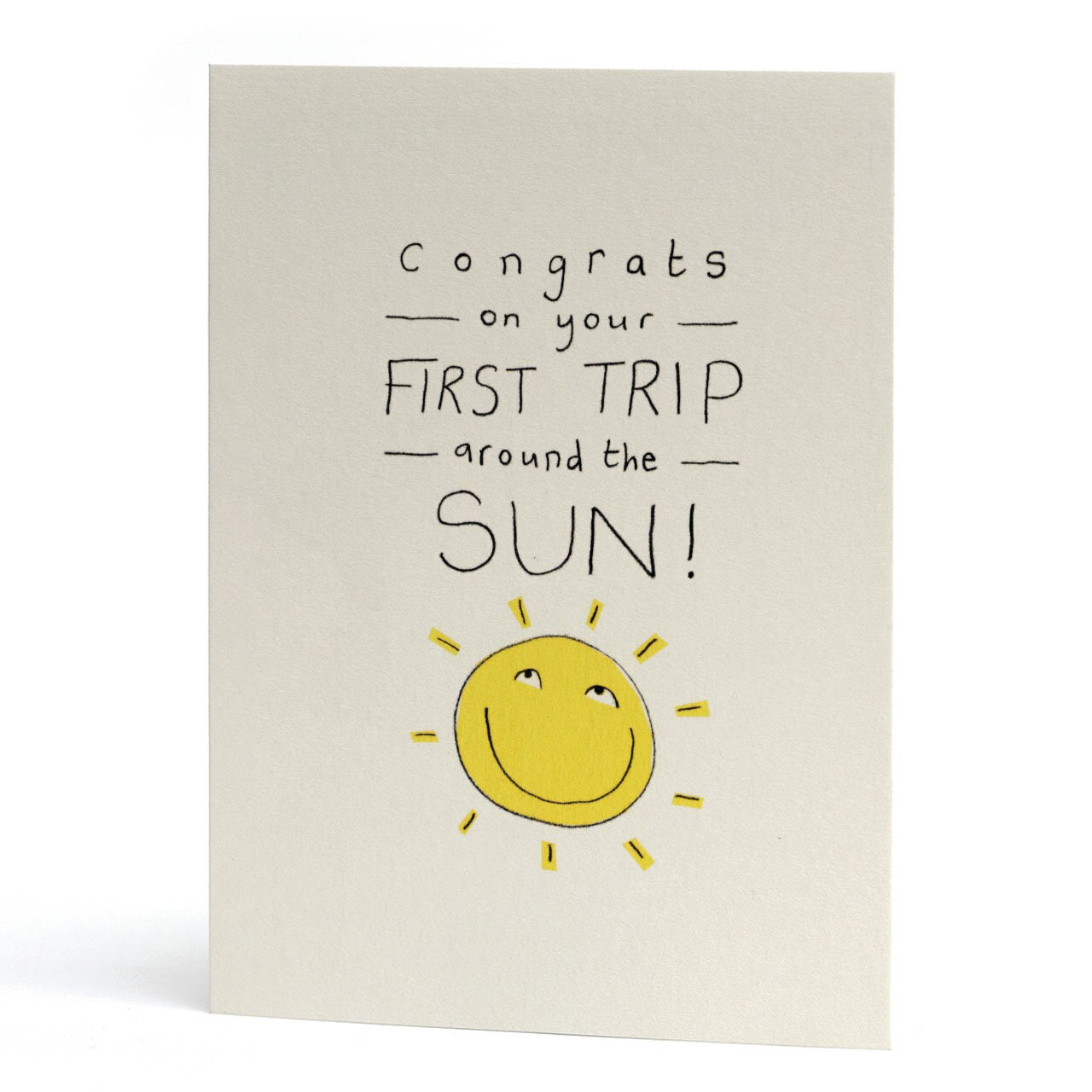 First Trip Around The Sun Birthday Card