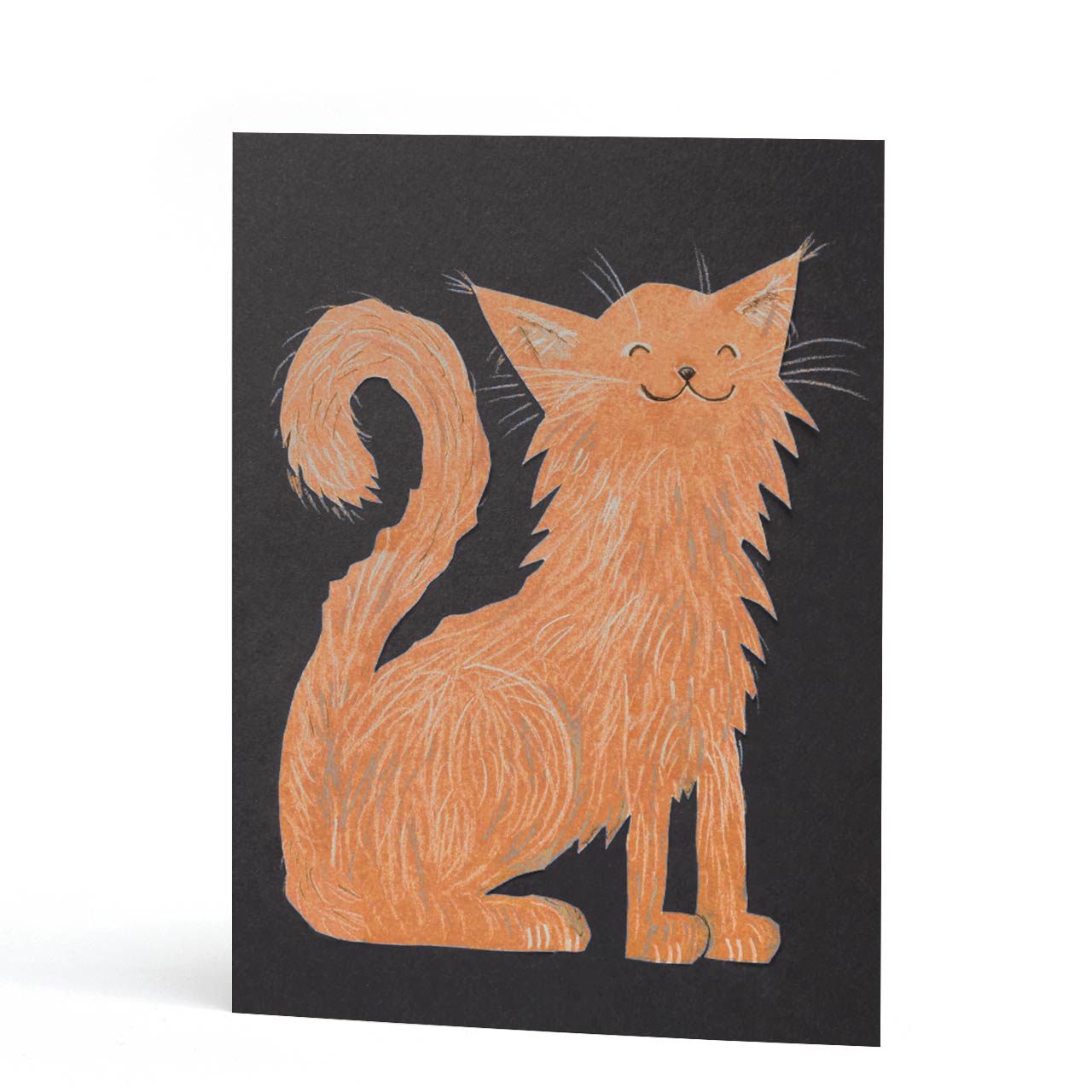 Ginger Puss Greeting Card