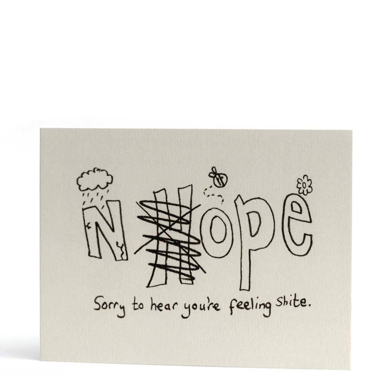 Nhope Greeting Card SUPER SECONDS SALE