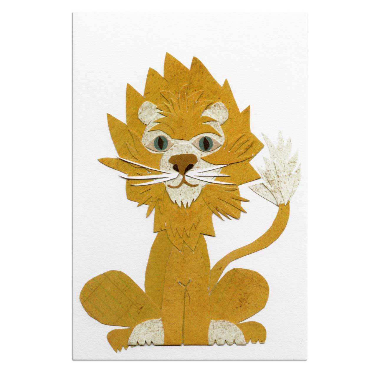 Paper Lion Postcard