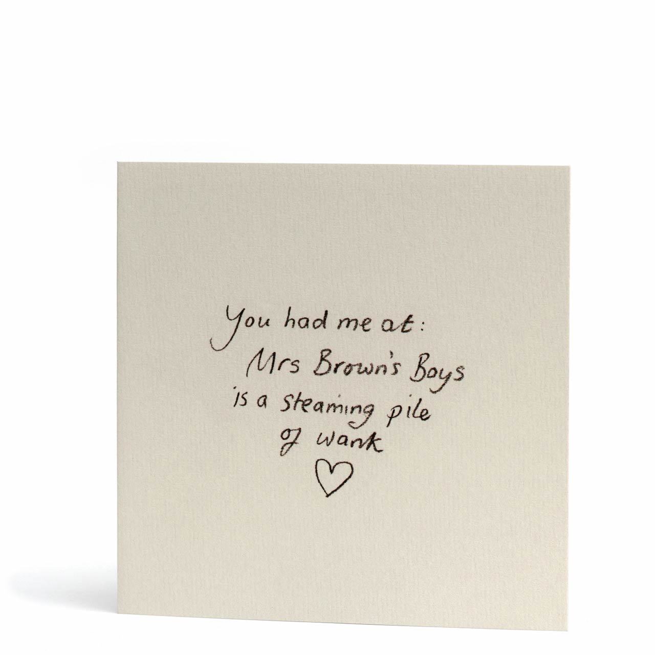 Steaming Pile of Greeting Card