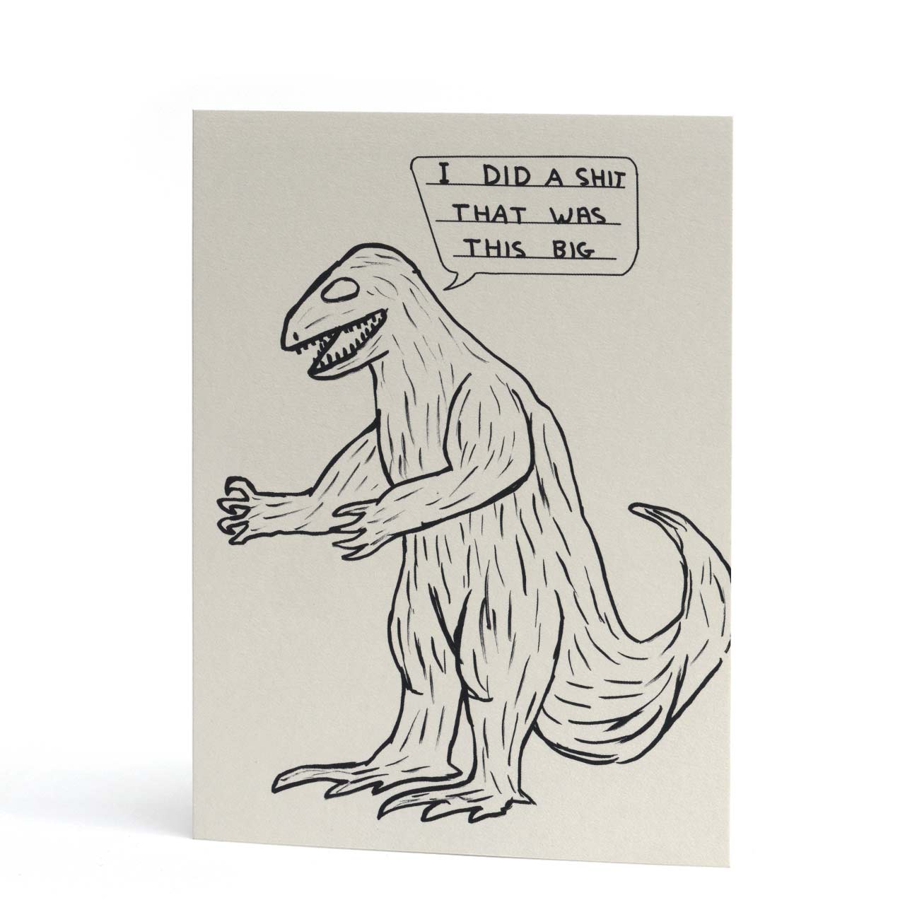 Dinosaur Shit Greeting Card