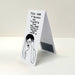 Bunch of Twats Bookmark - standing up