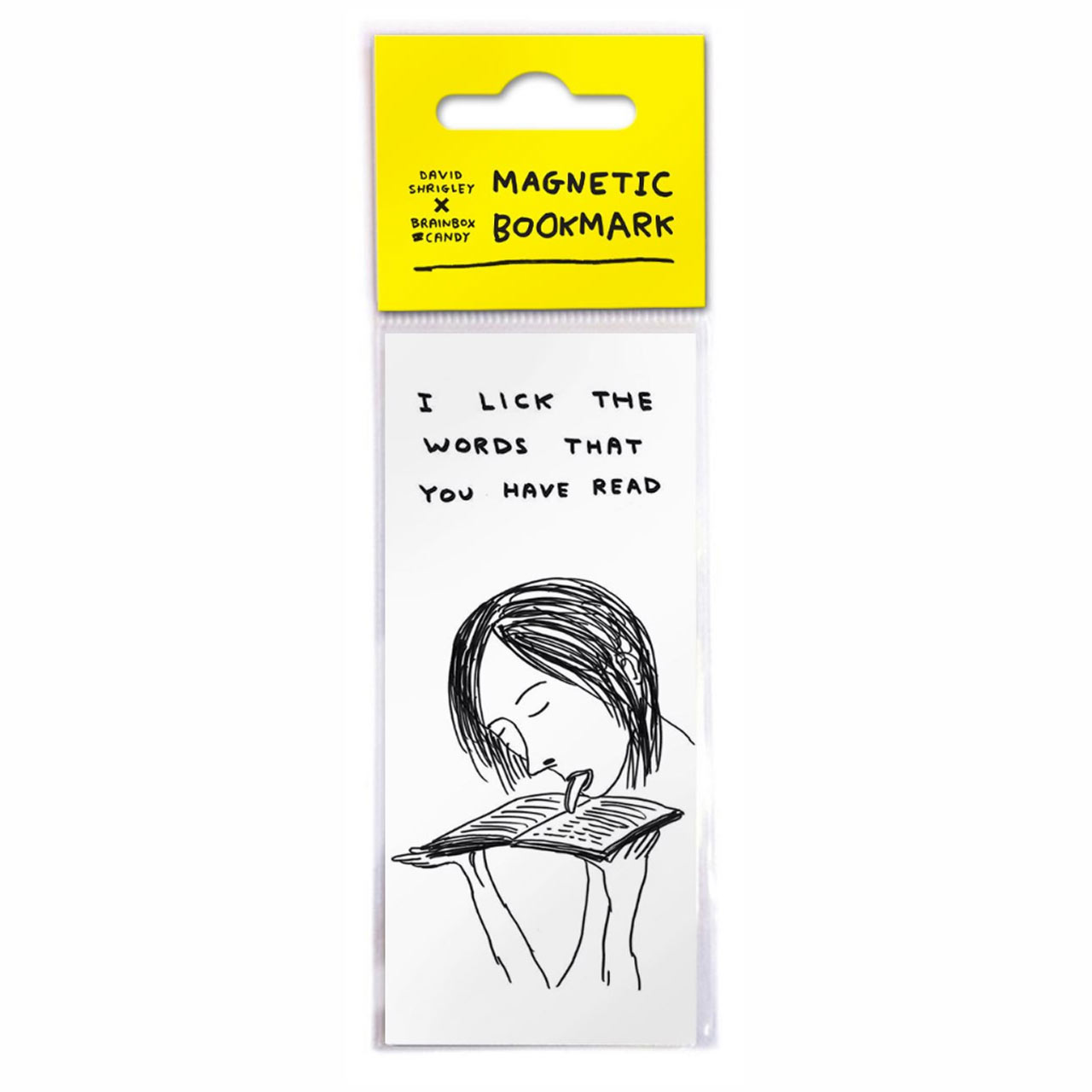 Lick the Words Magnetic Bookmark