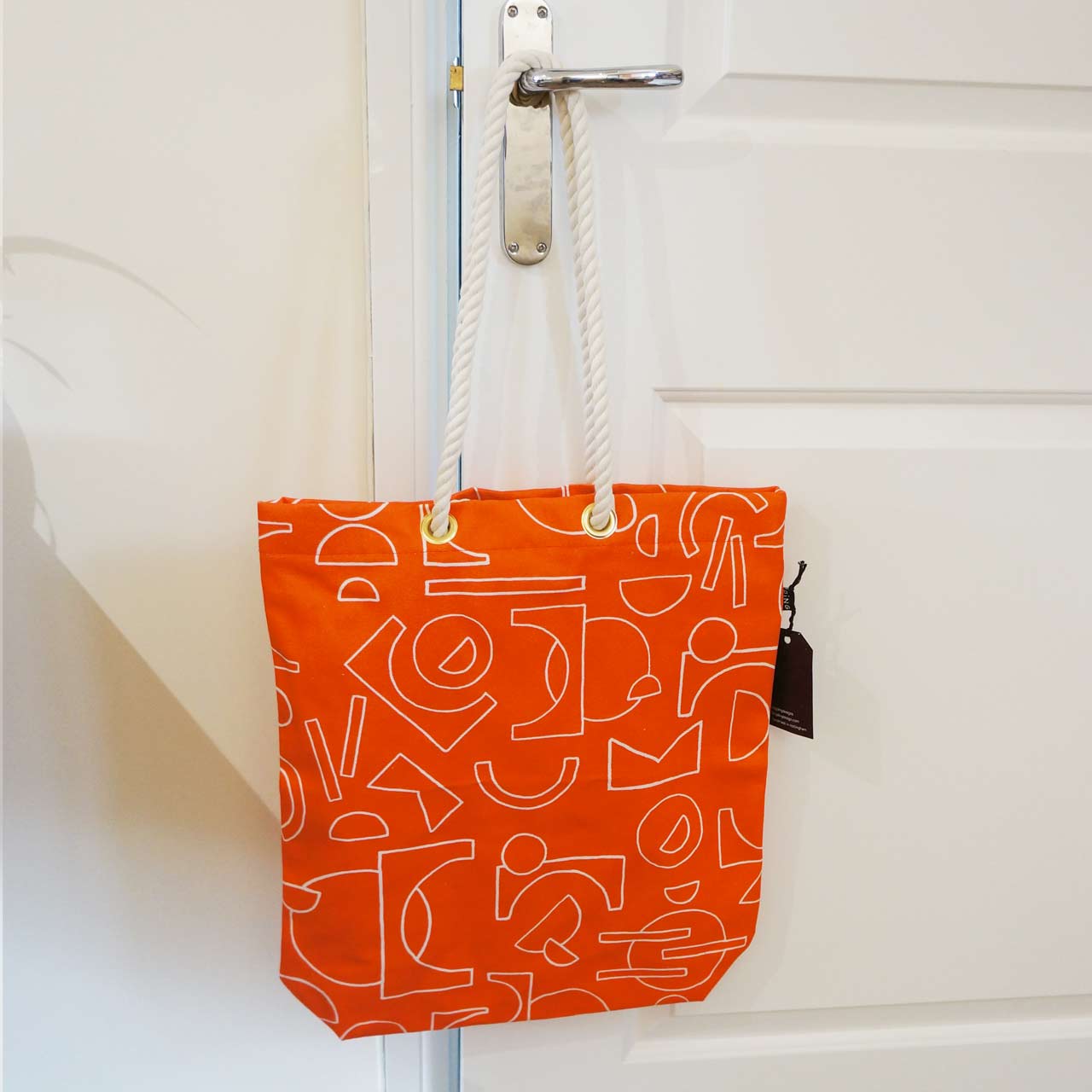 Red Line Tote Bag