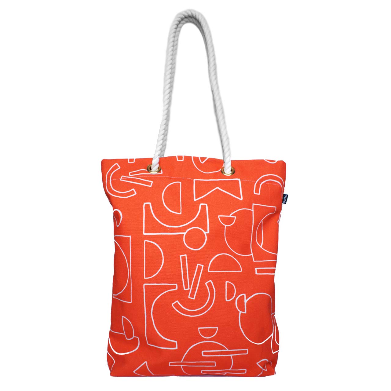 Red Line Tote Bag