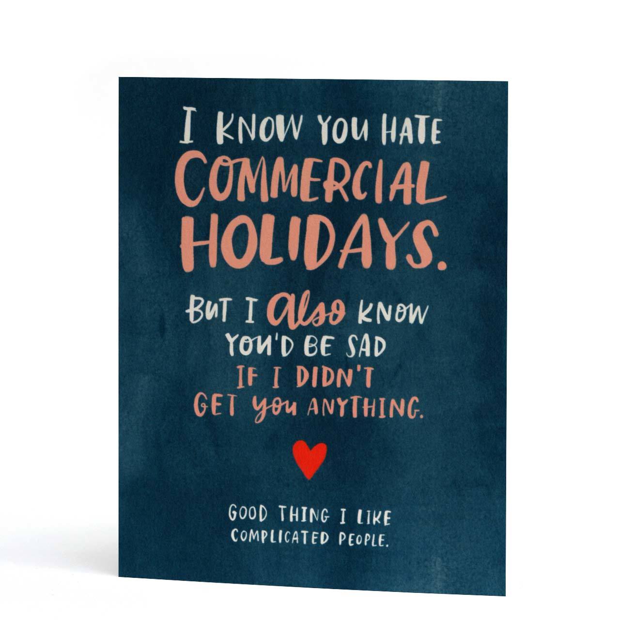 Commercial Holidays Greeting Card
