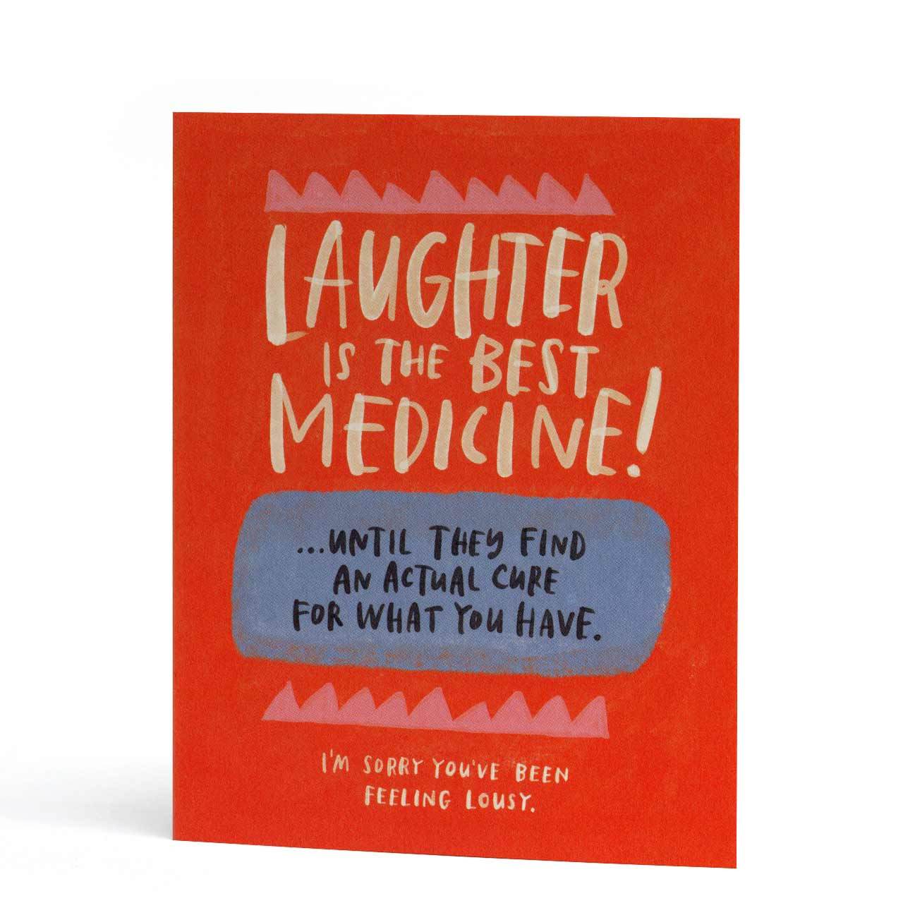 Laughter is the Best Medicine Empathy Greeting Card