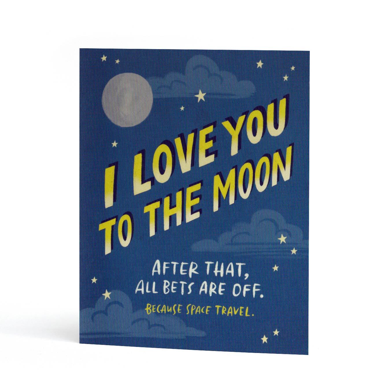 To The Moon Love You Greeting Card