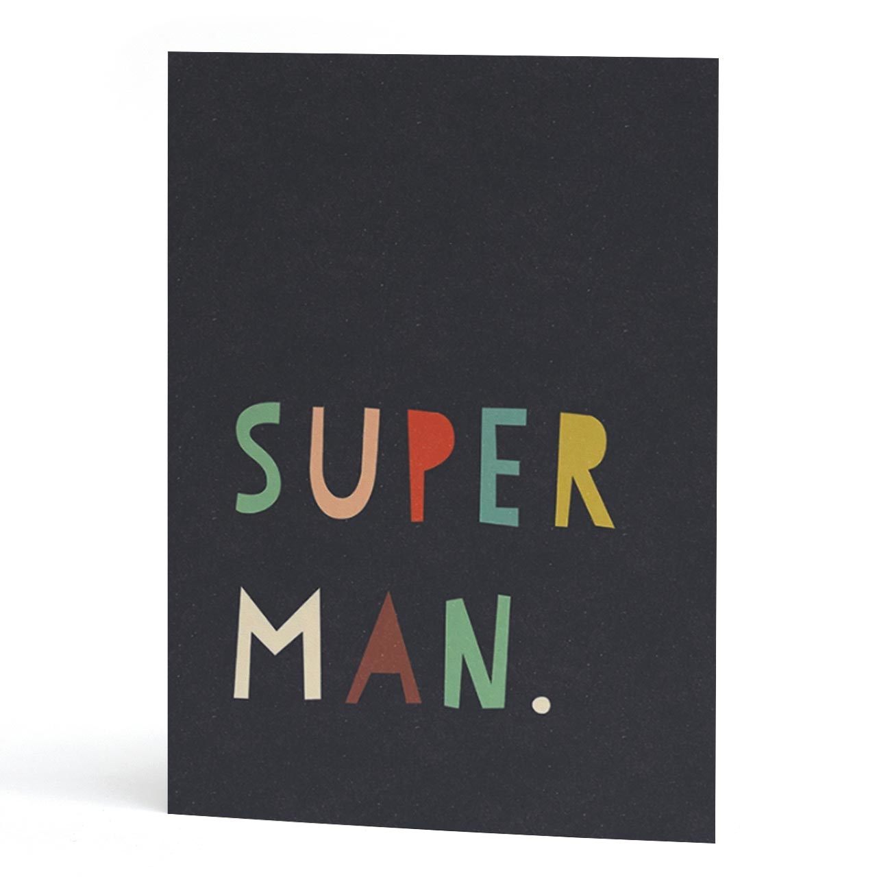 Super Man Greeting Card