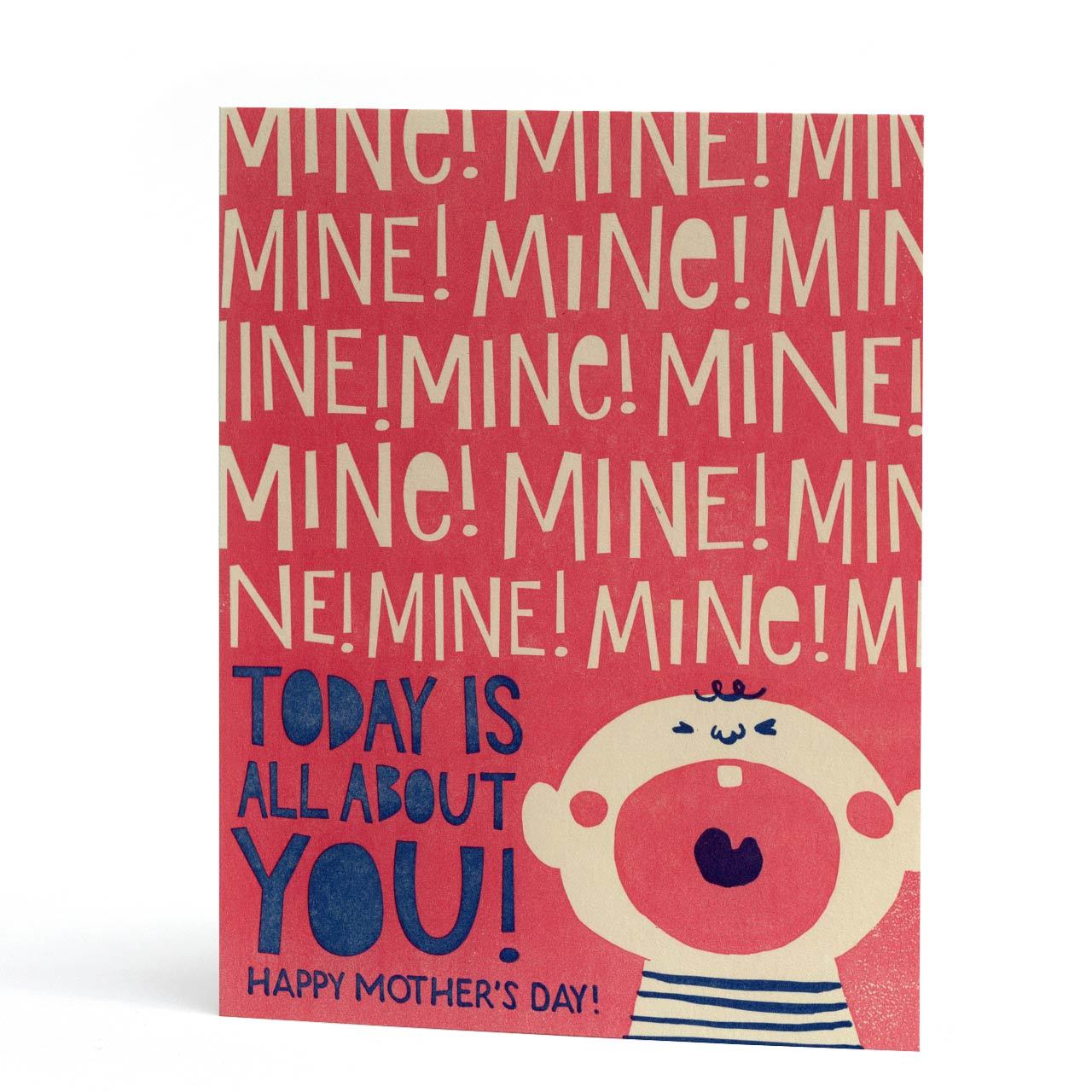 All About You Mother's Day Letterpress Greeting Card