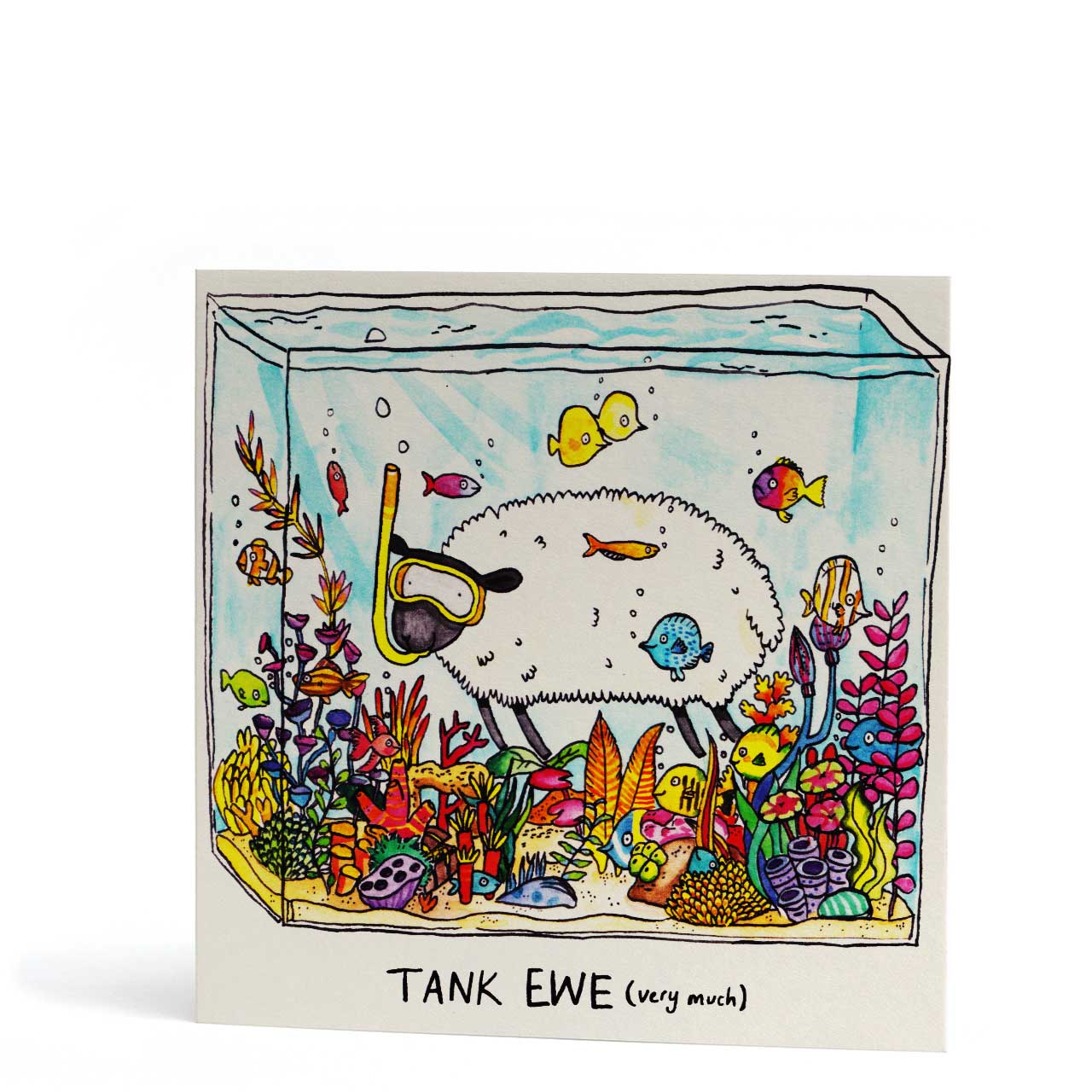 Tank Ewe Very Much Greeting Card