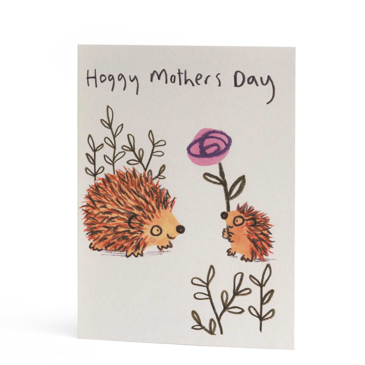 Hoggy Mother's Day Greeting Card
