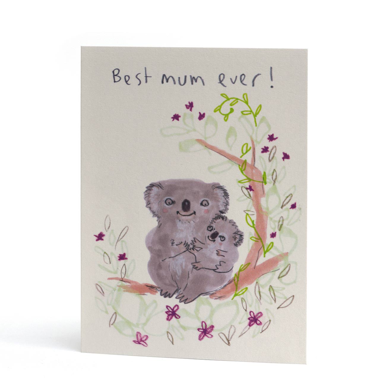 Koala Best Mum Ever Greeting Card