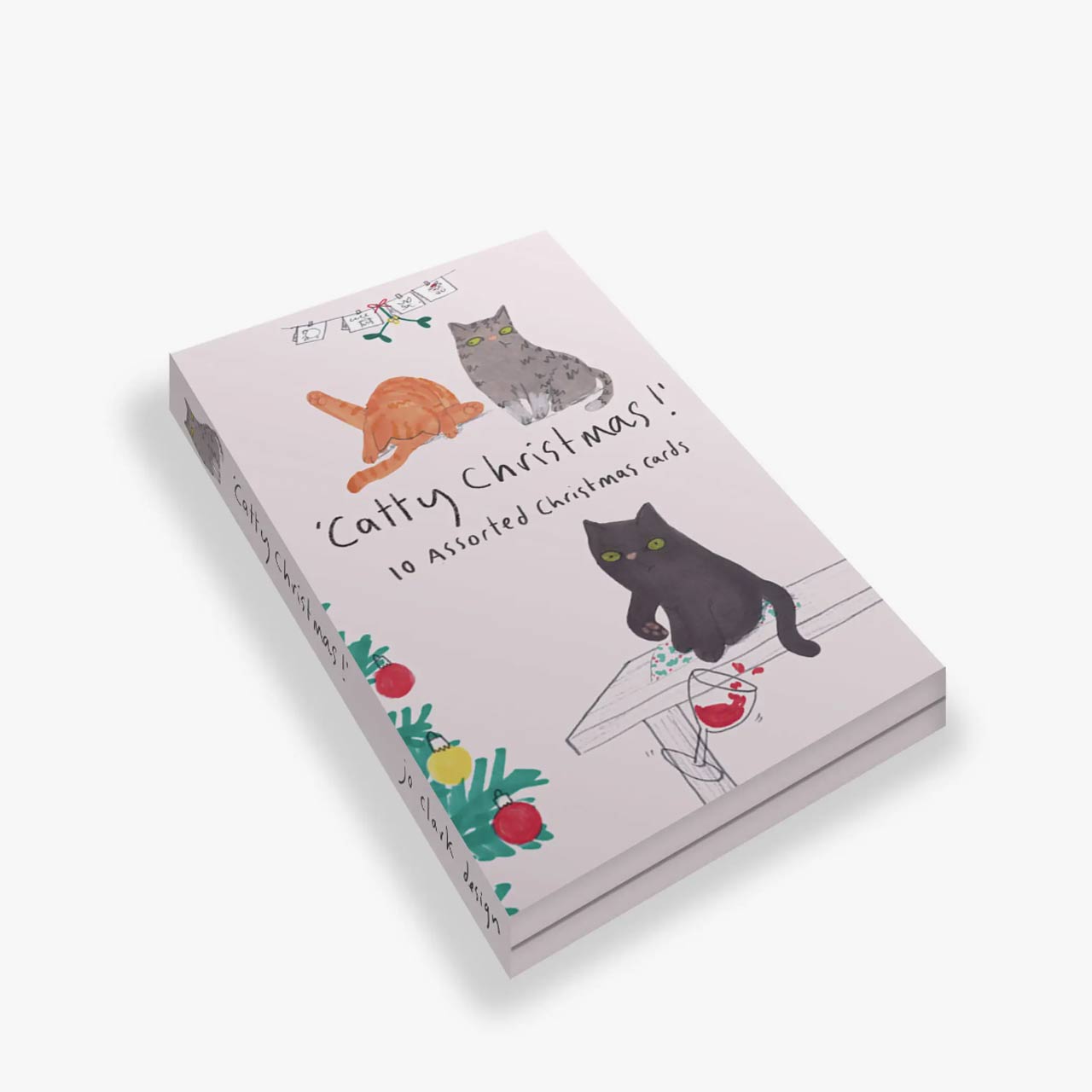 Catty Christmas 10 Card Pack