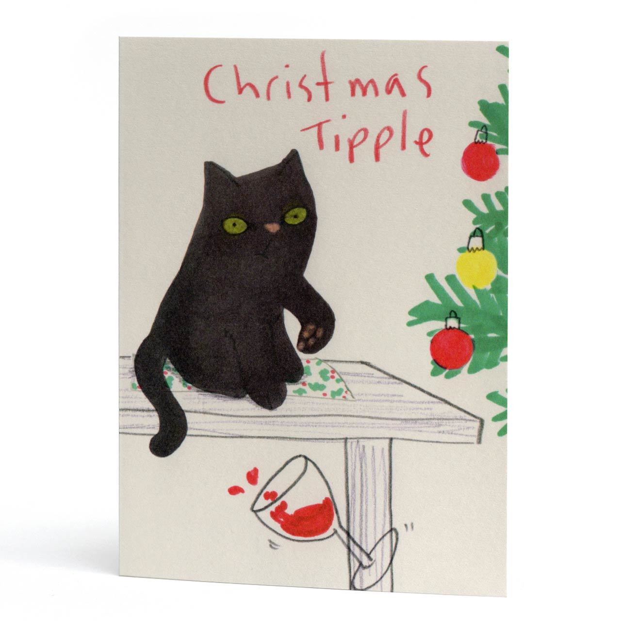 Christmas Tipple Greeting Card