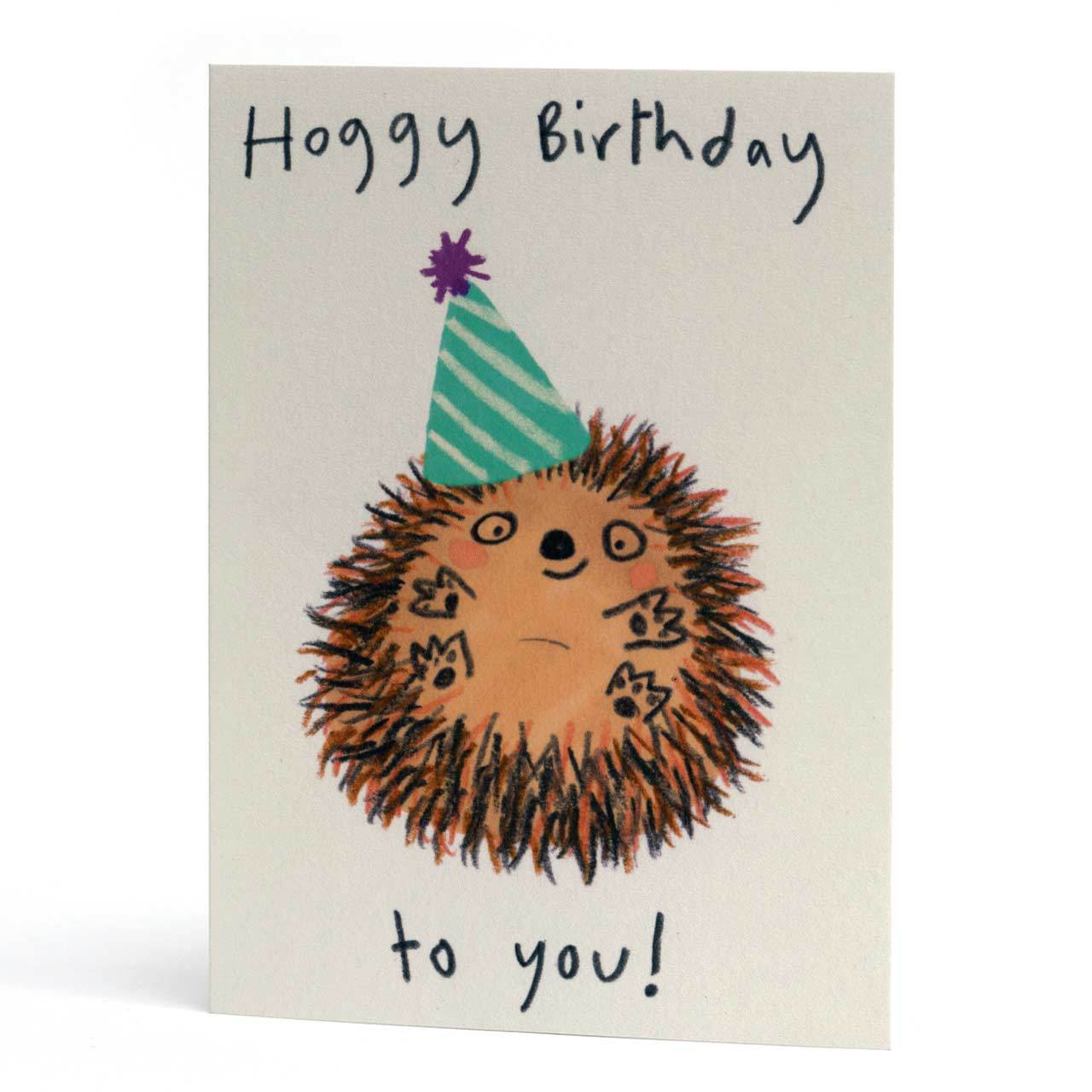 Hoggy Birthday to You Card