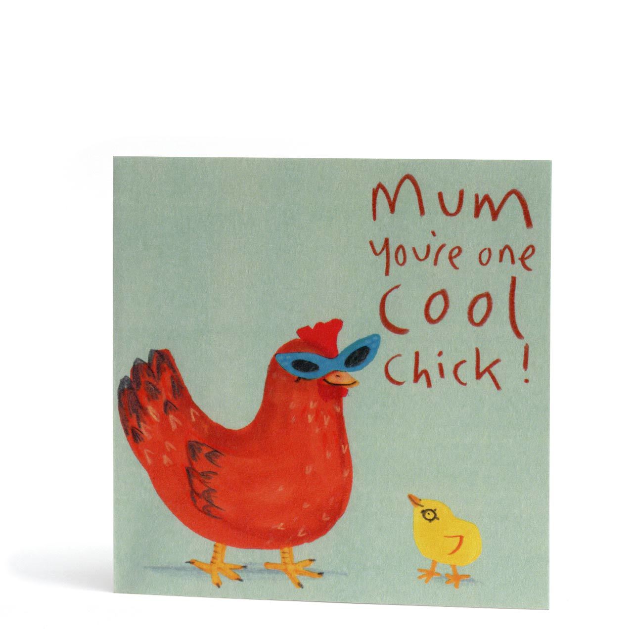 Cool Chick Mum Greeting Card