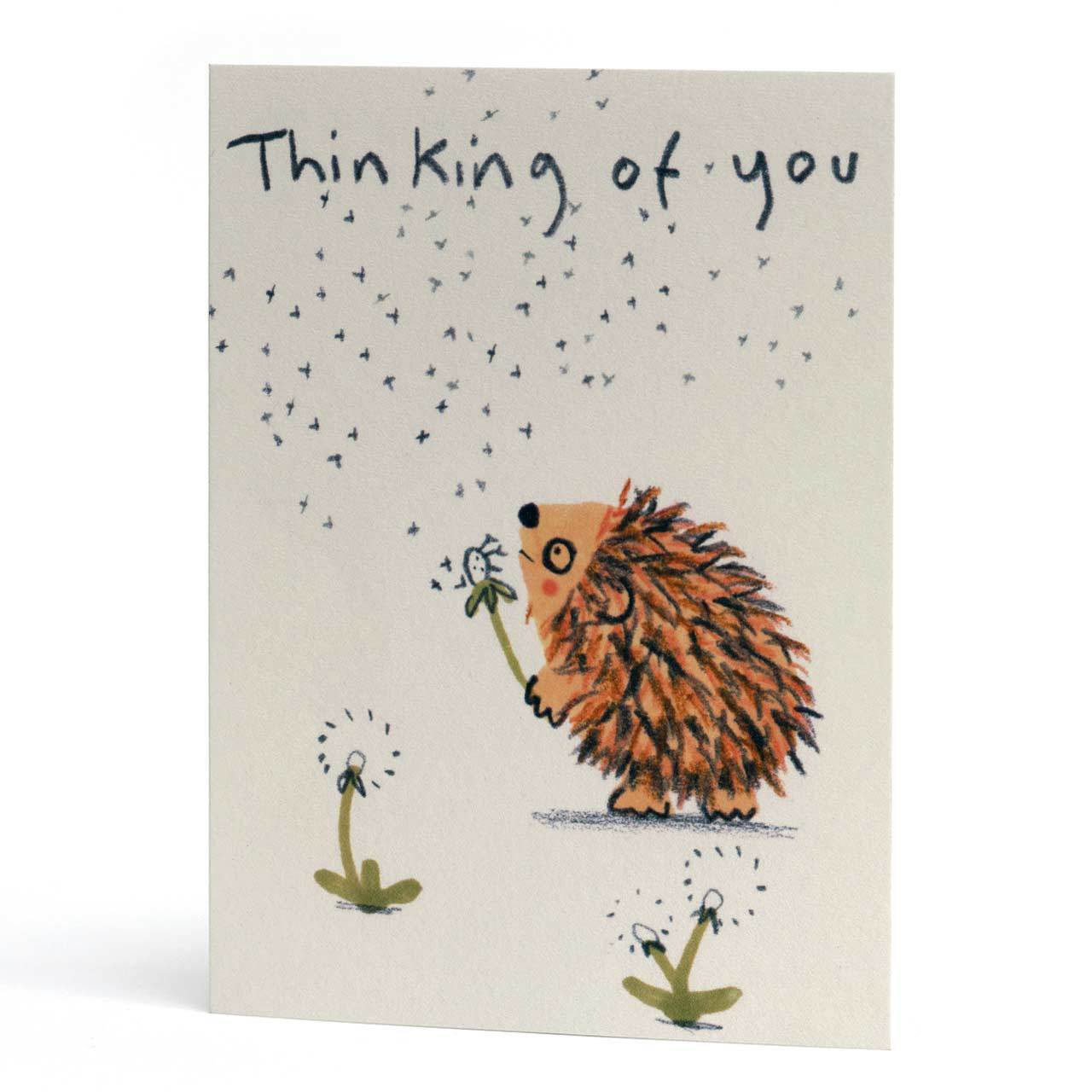 Thinking of You Hedgehog Sympathy Card