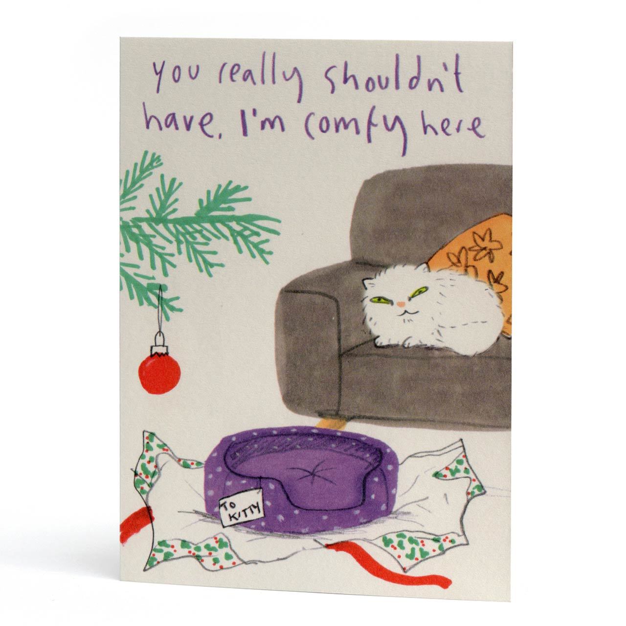 You Shouldn't Have Christmas Greeting Card