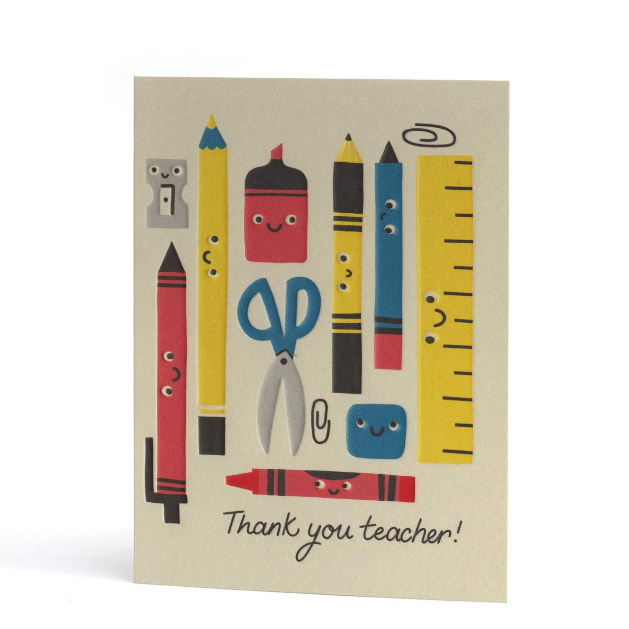 Thank You Teacher Stationery Greeting Card