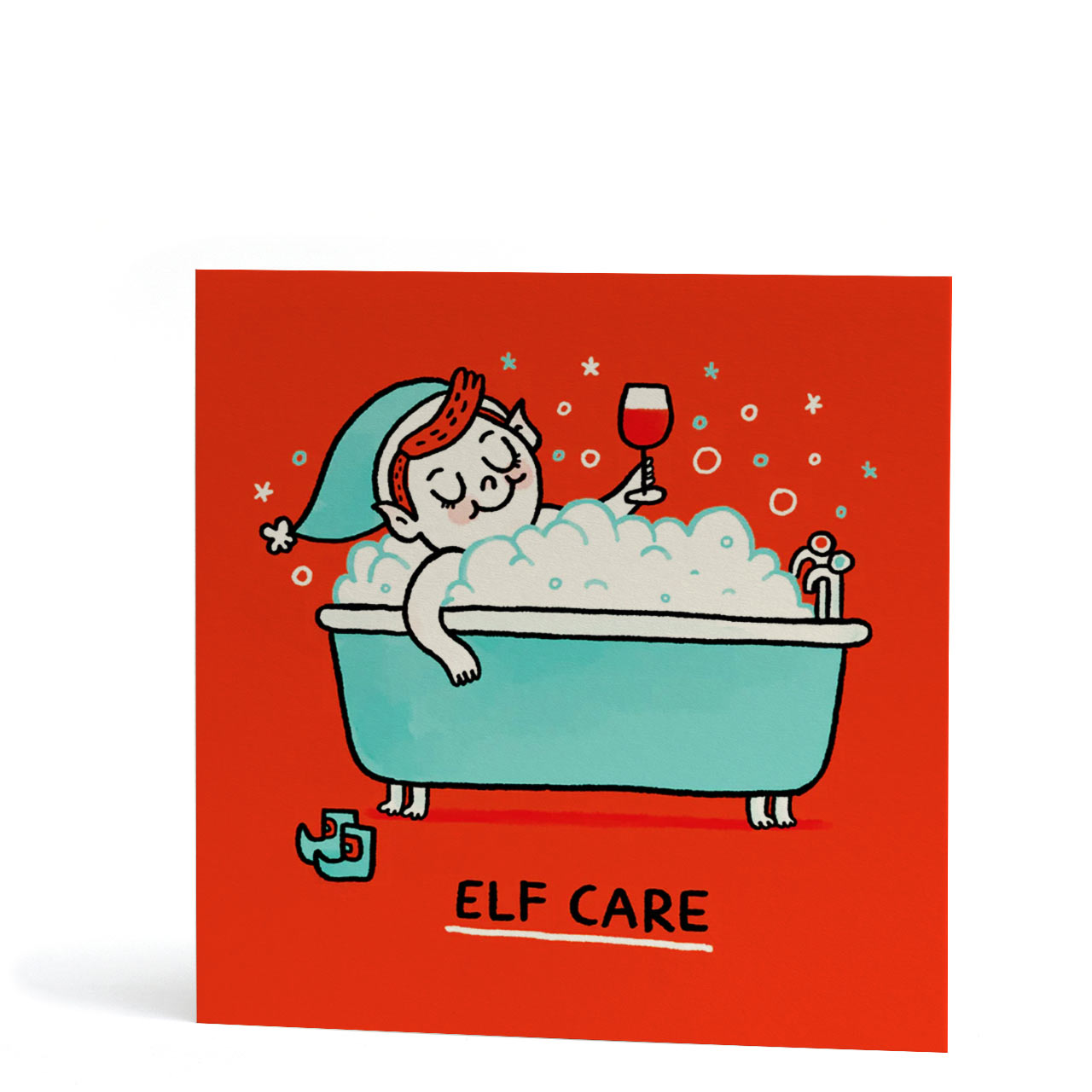 Elf Care Christmas Card