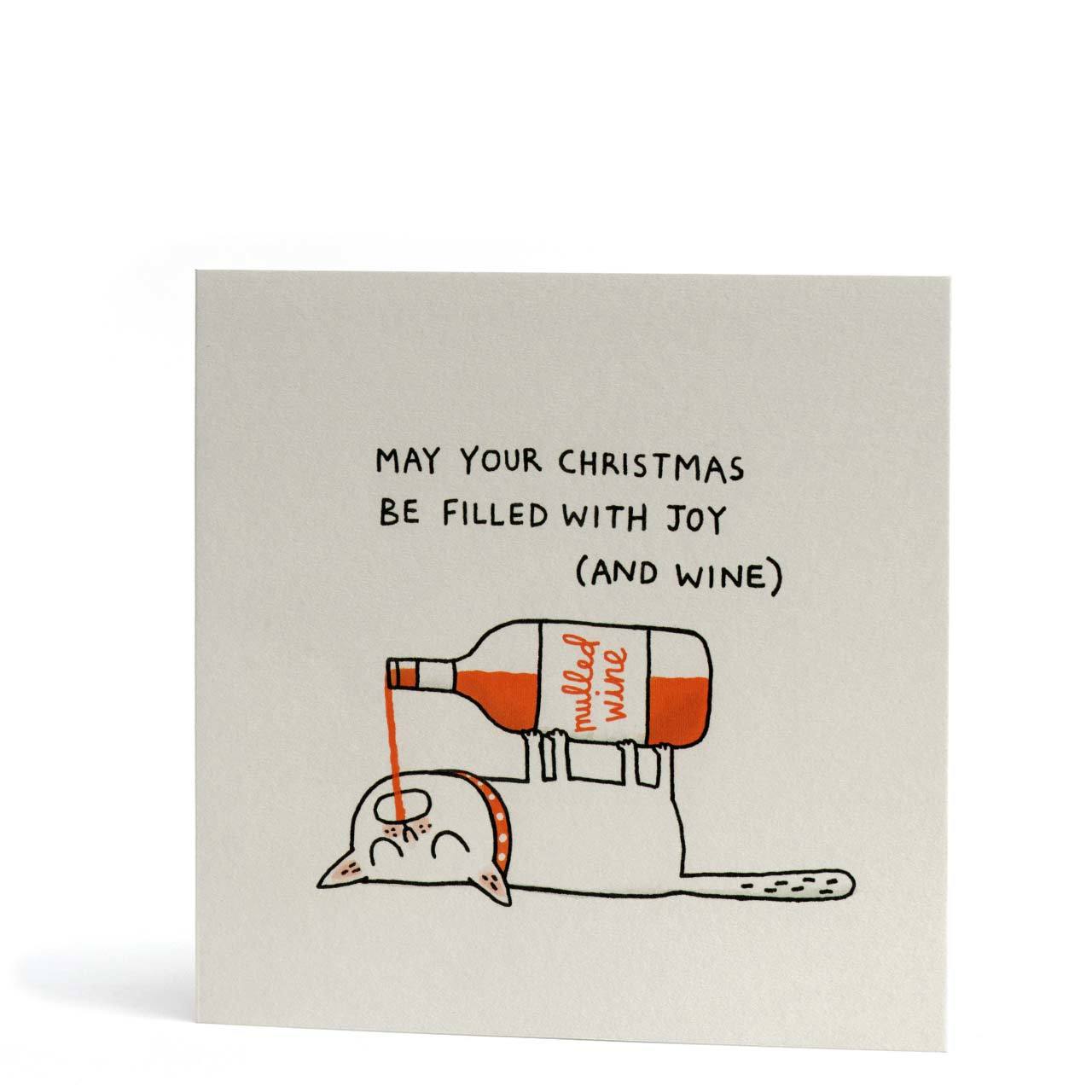 Mulled Wine Christmas Greeting Card