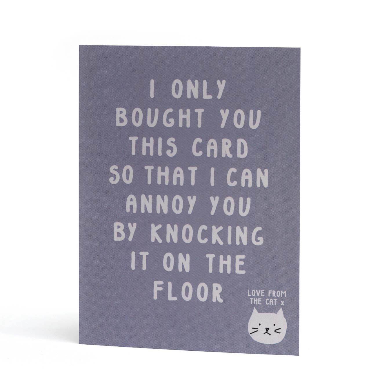Knock it on the Floor Birthday Card