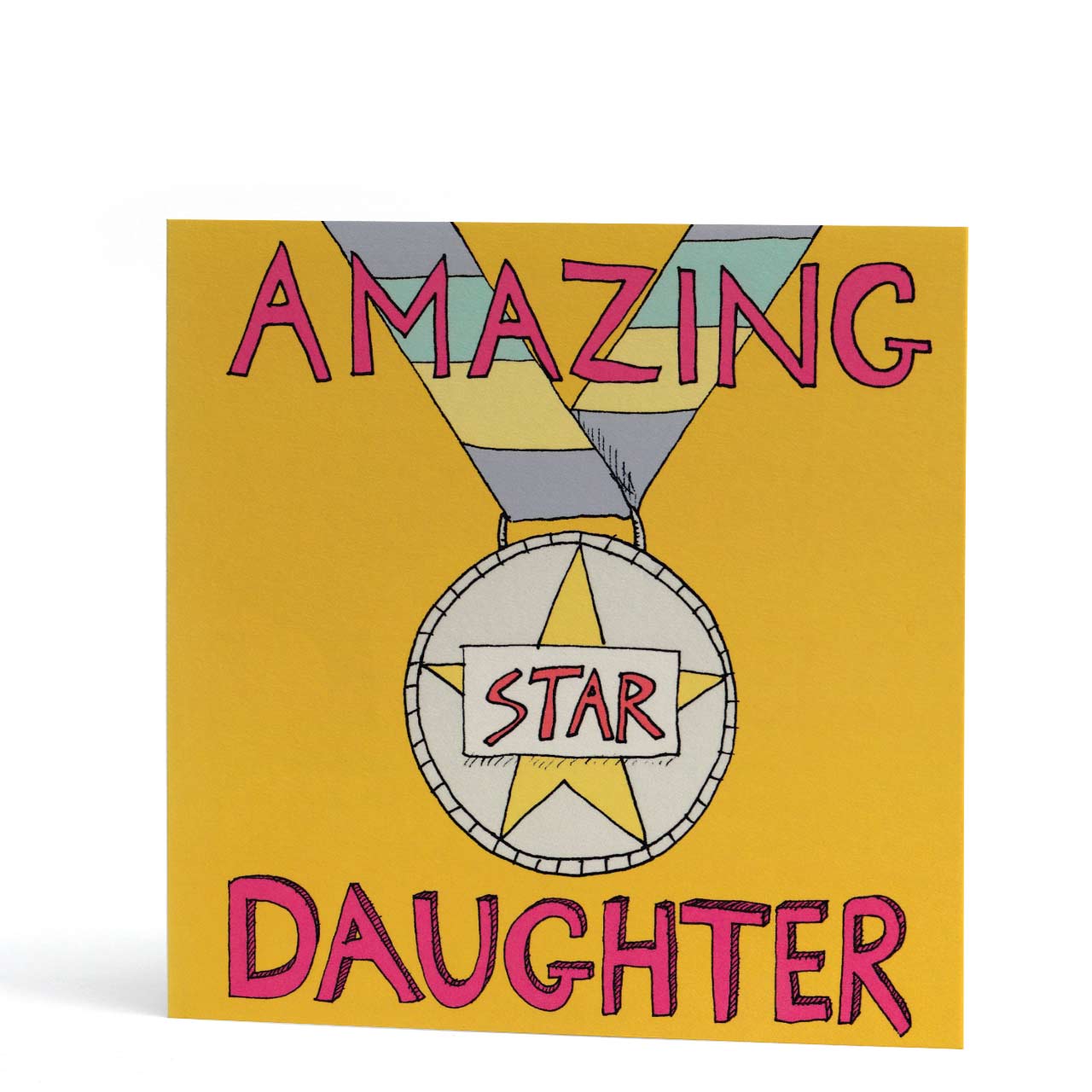 Amazing Star Daughter Greeting Card
