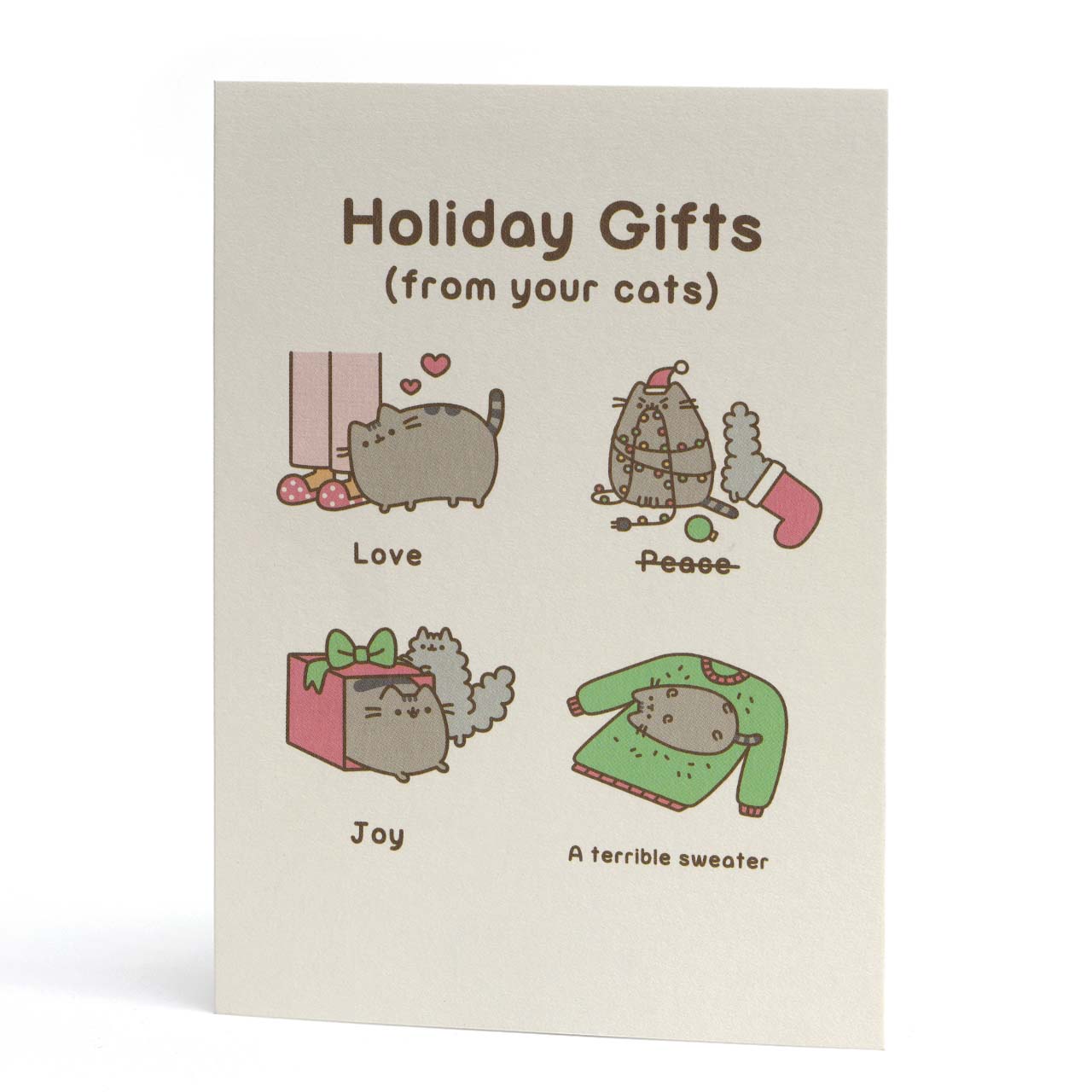 Holiday Gifts from your Cats Christmas Card