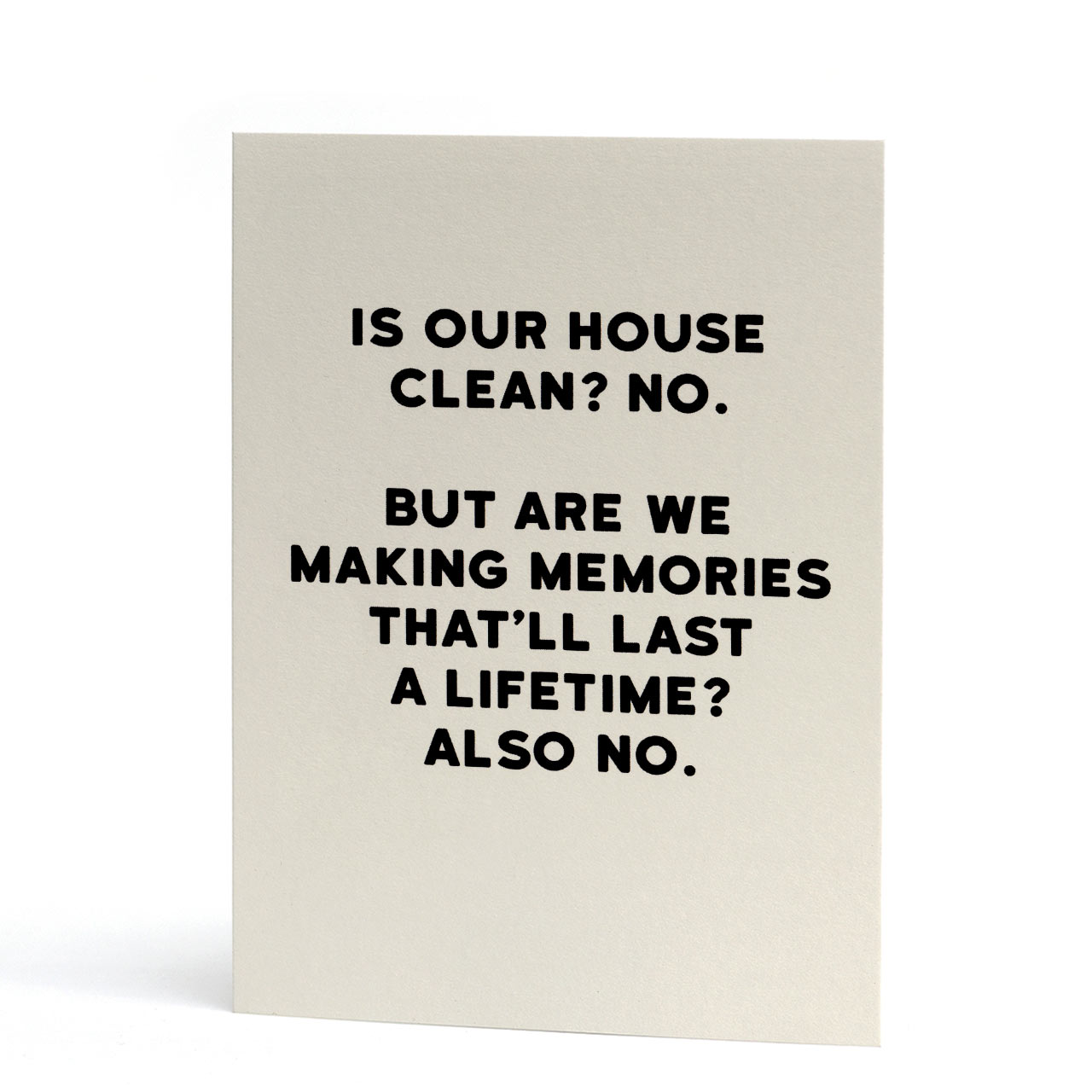 Clean House Greeting Card