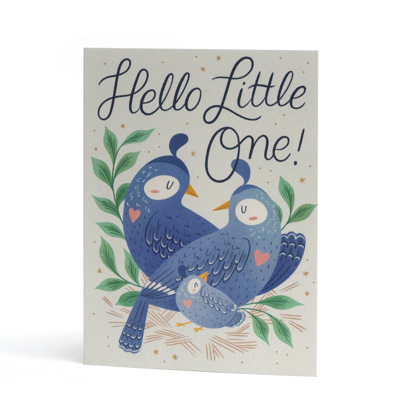 Hello Little One Bluebird Card