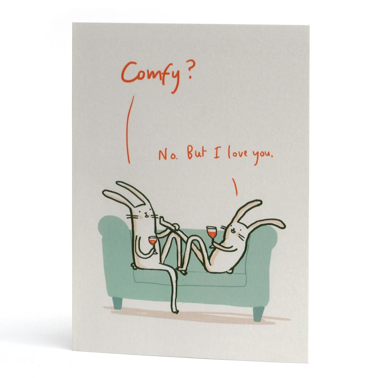 Comfy Greeting Card