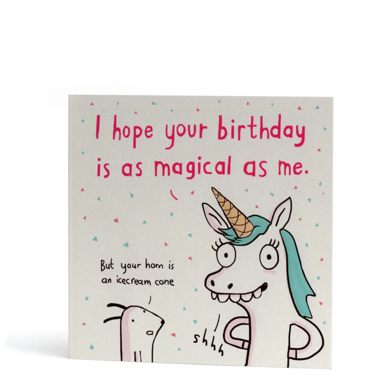 Magical Unicorn Birthday Greeting Card