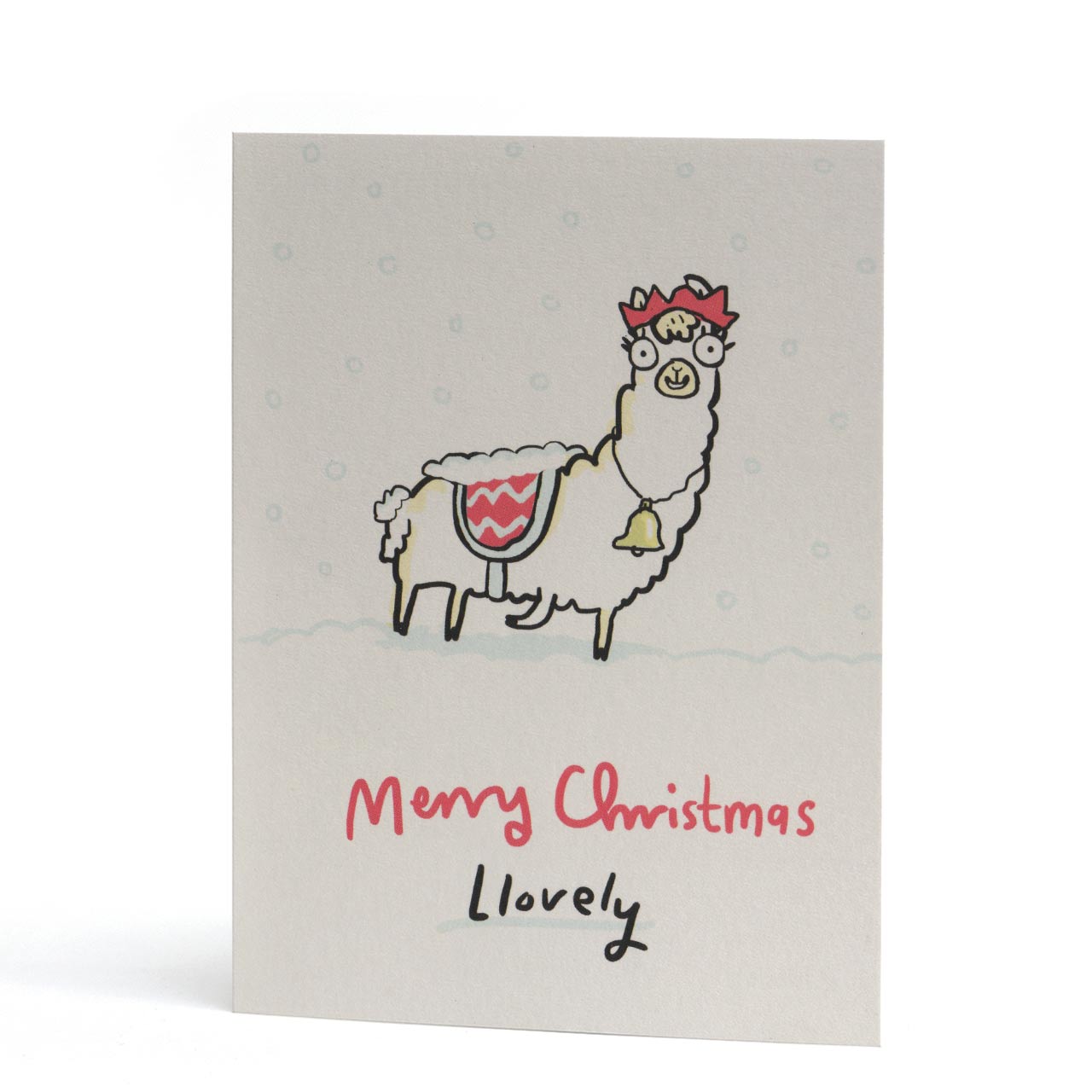 Merry Christmas Llovely Greeting Card