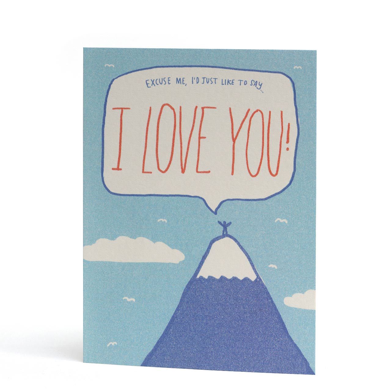 Mountain Top Love Greeting Card